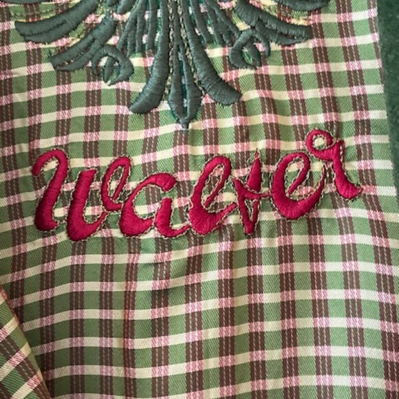 Elegant vintage riding vest in black linen by WAEVER. A rare find! M - Picture 6 of 6